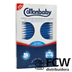 Hastes Flexiveis C/Pontas de Algodao C/75 Unid. Cottonbaby Higie Plus
