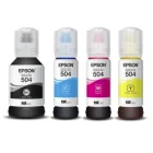 Kit Epson T504 Ecotank B/C/M/Y com 04 Refil 70ml