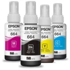 Kit Epson T664 Ecotank B/C/M/Y com 04 Refil 70ml