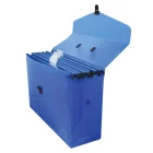 Maleta Pasta Suspensa em Pvc Azul com 06 Pastas Dac