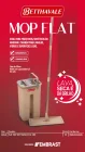 Mop Flat Cabo Articulavel Bompack Tipo Rodo com Cabo