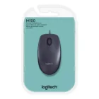 Mouse Optico USB Preto M100 Preto Logitech