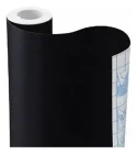 PAPEL AUTO ADESIVO ROLO 10 MTS X 45CM PRETO OPACO 1702PR