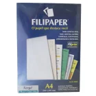 Papel Especial Verge 90 Gramas Cinza com 100 Folhas Filipaper