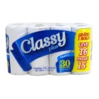 Papel Higiênico Classy Plus 30 Mts. Folha Simples C/ 16 Rolos