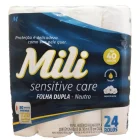 PAPEL HIGIENICO MILI 30MTS FOLHA DUPLA C/ 24 ROLOS