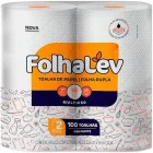 Papel Toalha Bco 02 Rolos 50 Fls Cada 20,5X19 Folhalev