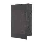 Pasta Aba Elástica PVC 5,5 cm Dello Fine Fumê Dello