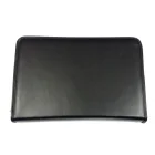 Pasta executiva com 3 divisões em couro sintético preta