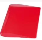 Pasta trilho pvc vermelho polibras