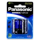 Pilha Media Lr14 Comum Zinco Panasonic C/ 2 Unid