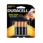 Pilha Palito AAA Alcalina C/08 Unid. Duracell