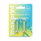 Pilha Palito AAA Alcalina   Maxprint  2 Unid.