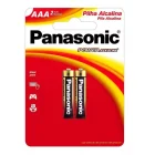 Pilha  Palito  Alcalina  AAA Panasonic 2 Unid