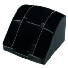 Porta Caneta Plastico Multiuso Preto Ordene