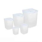 Pote Conj. 05 Potes Quadrados