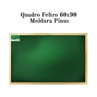 Quadro Feltro 60x90 Moldura Pinus