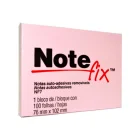 Recado Notefix 76 x 102 Rosa 100 Folhas 3M.