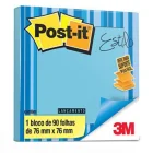 Recado Post It Pop Up Refil Azul Céu 76 x 76 90 Folhas 3M.