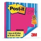 Recado Post It Pop Up Refil Rosa 76 x 76 90 Folhas 3M.