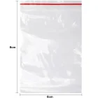 SACO PLASTICO ZIP NR 02 06CM X 08CM C/100