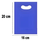 Sacolas Plasticas Presente 20X30Cm 0,15 ( 50 Unid ) Azul .