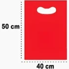 Sacolas Plasticas Presente 40X50Cm 0,15 ( 25 Unid ) Vermelha