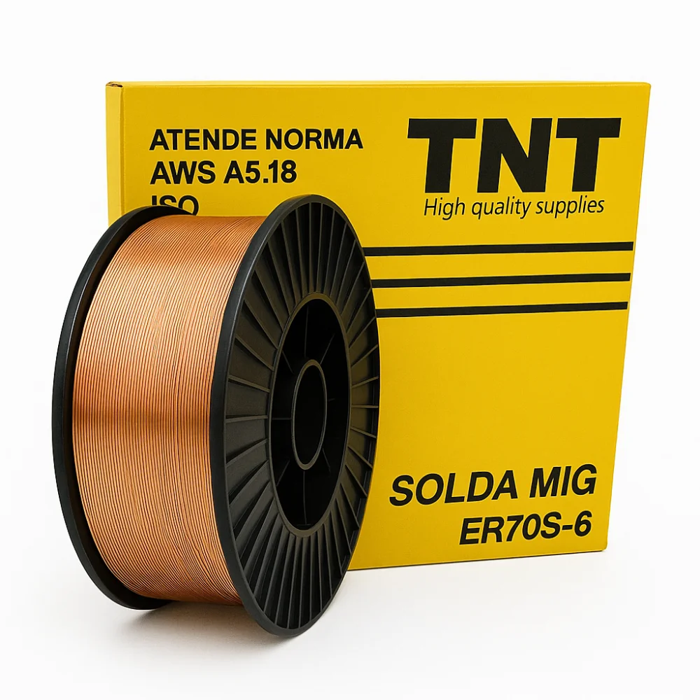 Arame Solda Mig 15Kg Tnt 1,00Mm Er70S-6