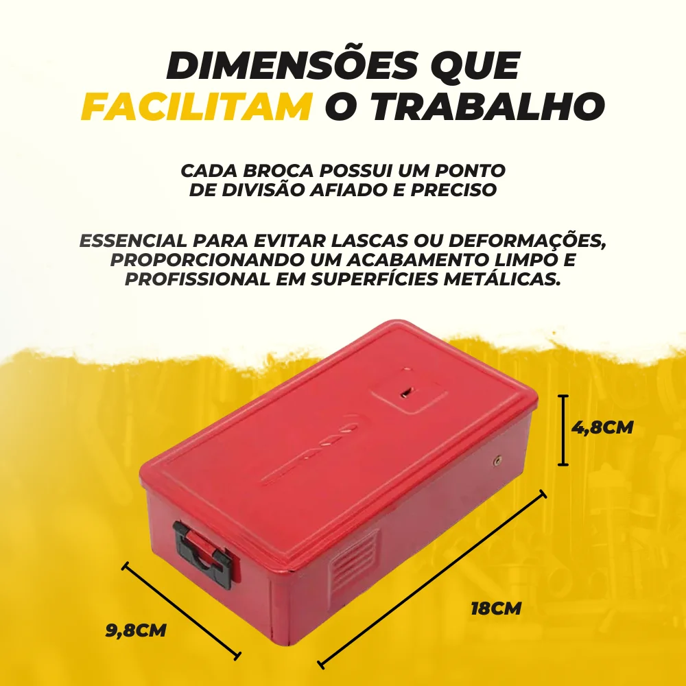 Broca Aco Rap 338N Jogo Tnt 1,0-13,0Mm 25Pçs