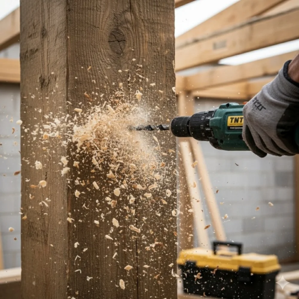 Broca Mourao Fibrocimento Tnt Kit 3Pçs