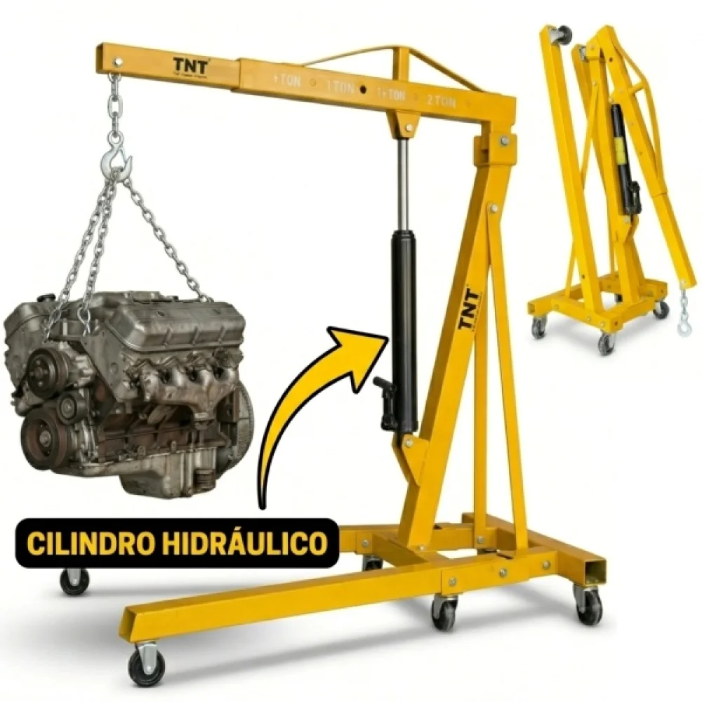 Conjunto Cilindro Hidraulico Girafa Tnt 01 e 02T