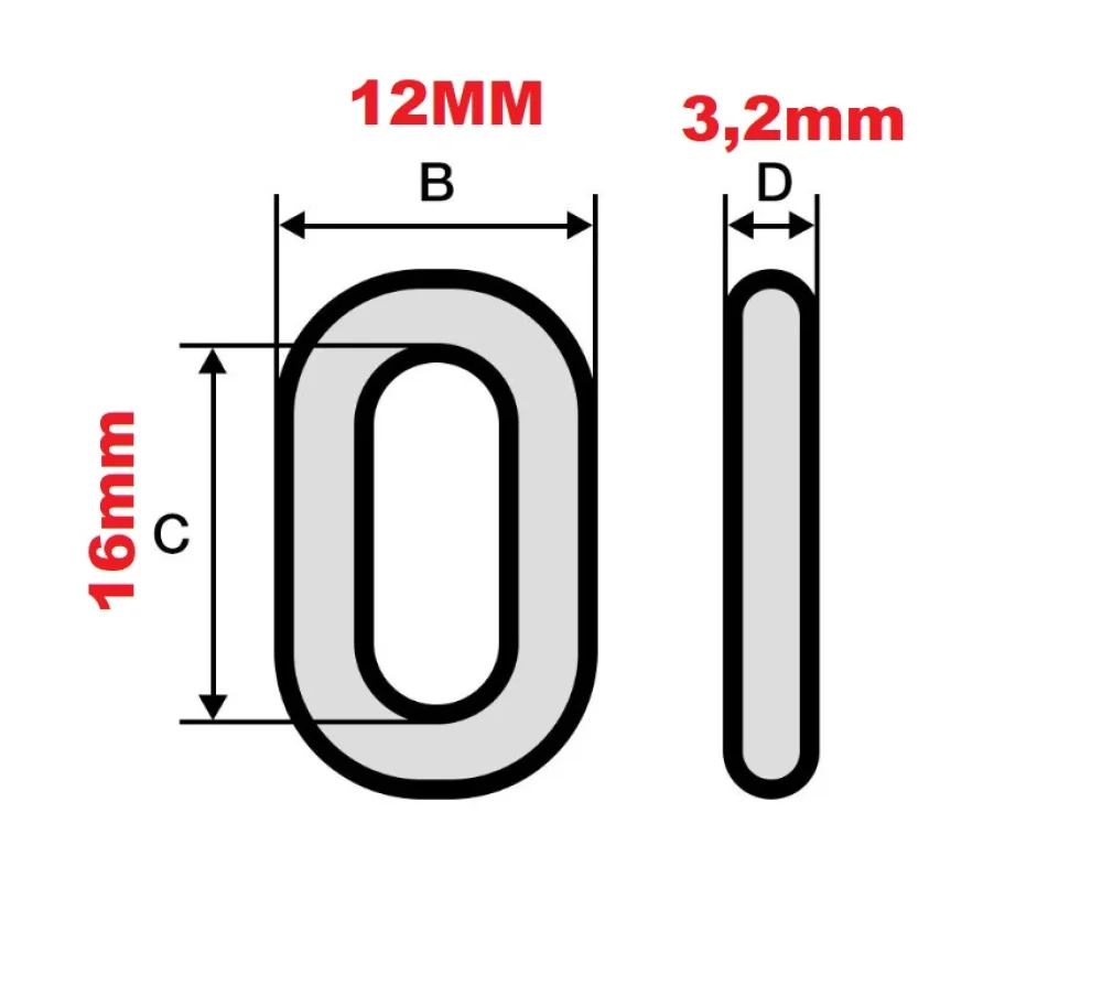 Corrente Tnt Elo Curto 03.2Mm Zinc Sc12,5Kg