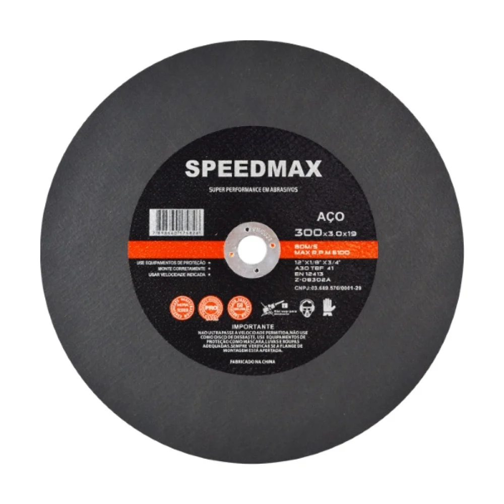 Disco Corte 12" 300X3X19 Speedmax