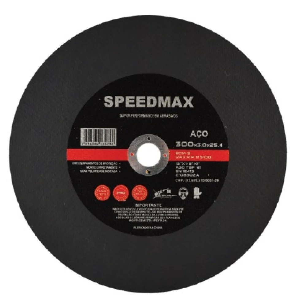Disco Corte 12" 300X3X25,4 Speedmax