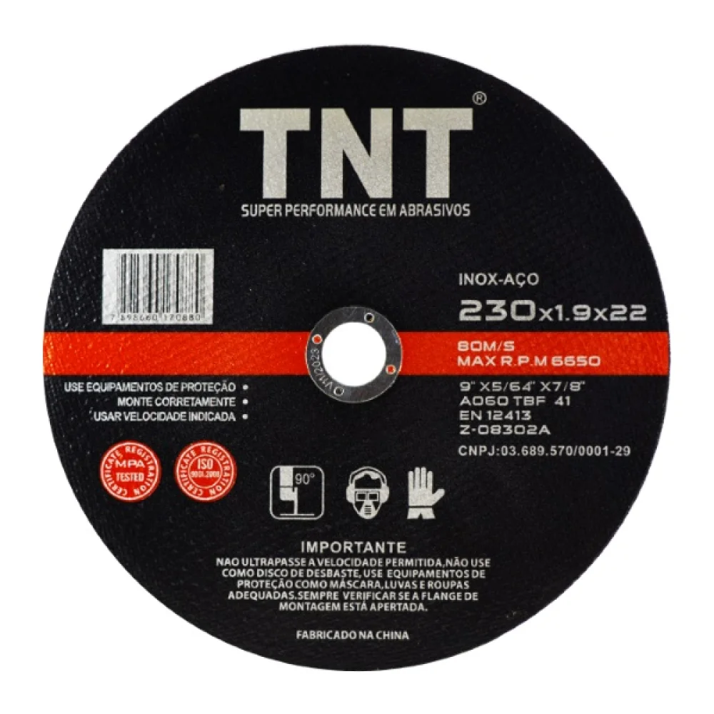 Disco Corte Tnt Black Lab 230X1,9X22