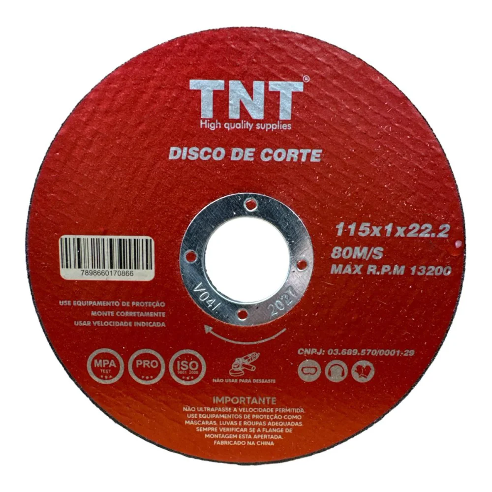 Disco Corte Tnt Red 115X1,0X22