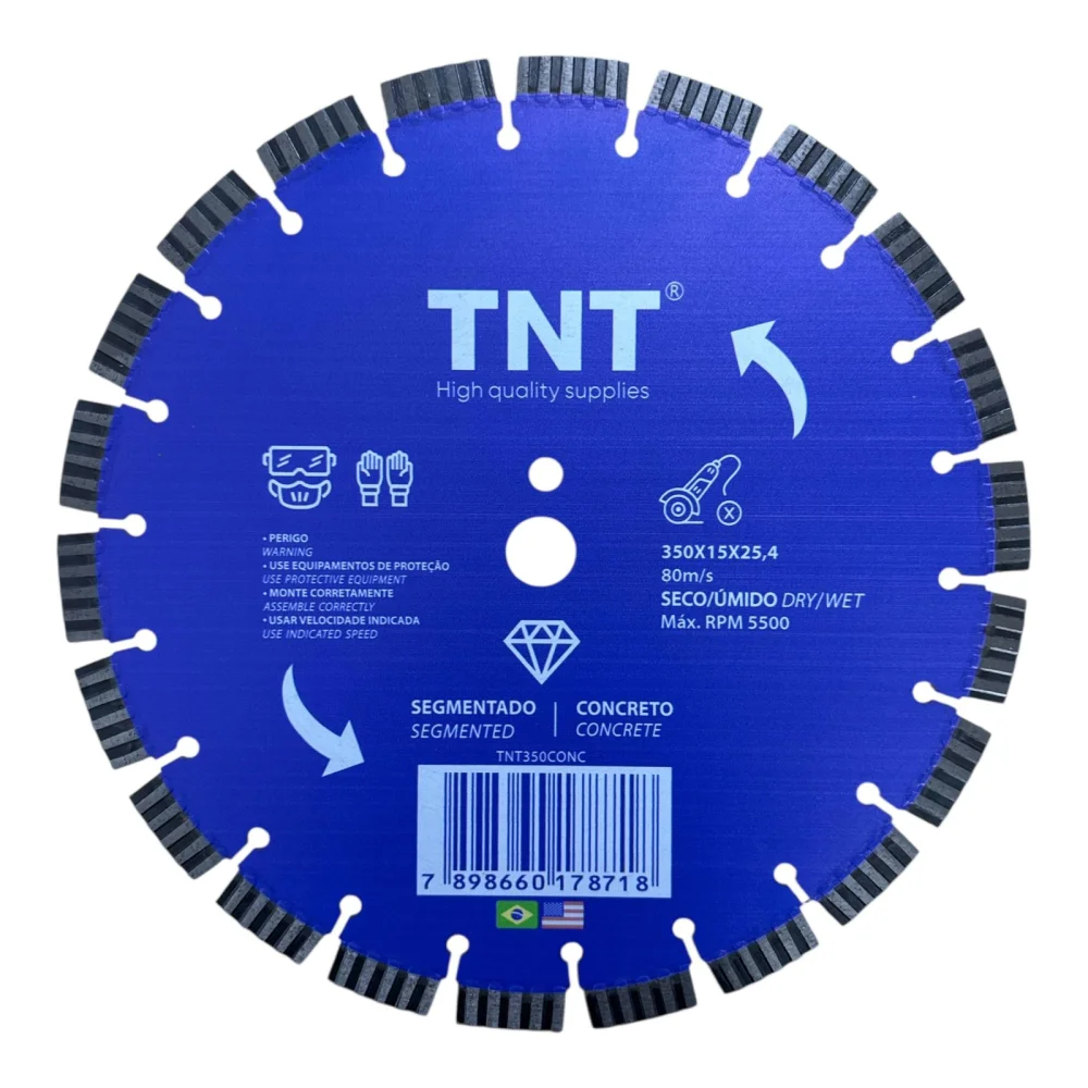 Disco Diam.350X15X254 MM Concreto Blue Industrial