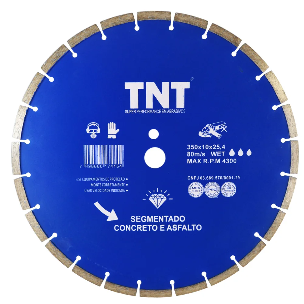 Disco Diam.350X15X25,4 MM Concreto Blue