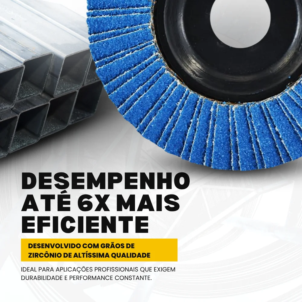 Disco Lixa Flap Blue Label 4.1/2 Grão 40 Tnt