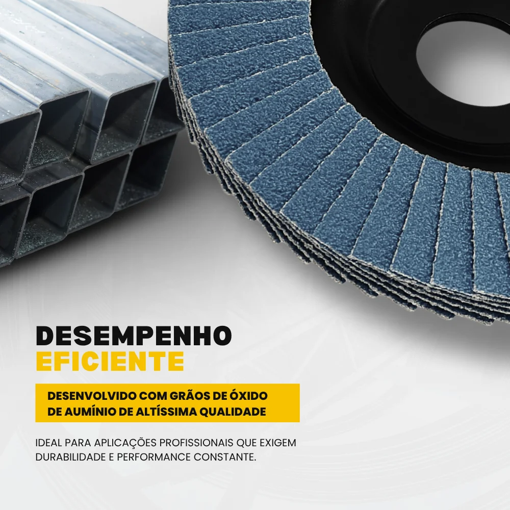 Disco Lixa Flap Green 4.1/2 Grão 60 Tnt