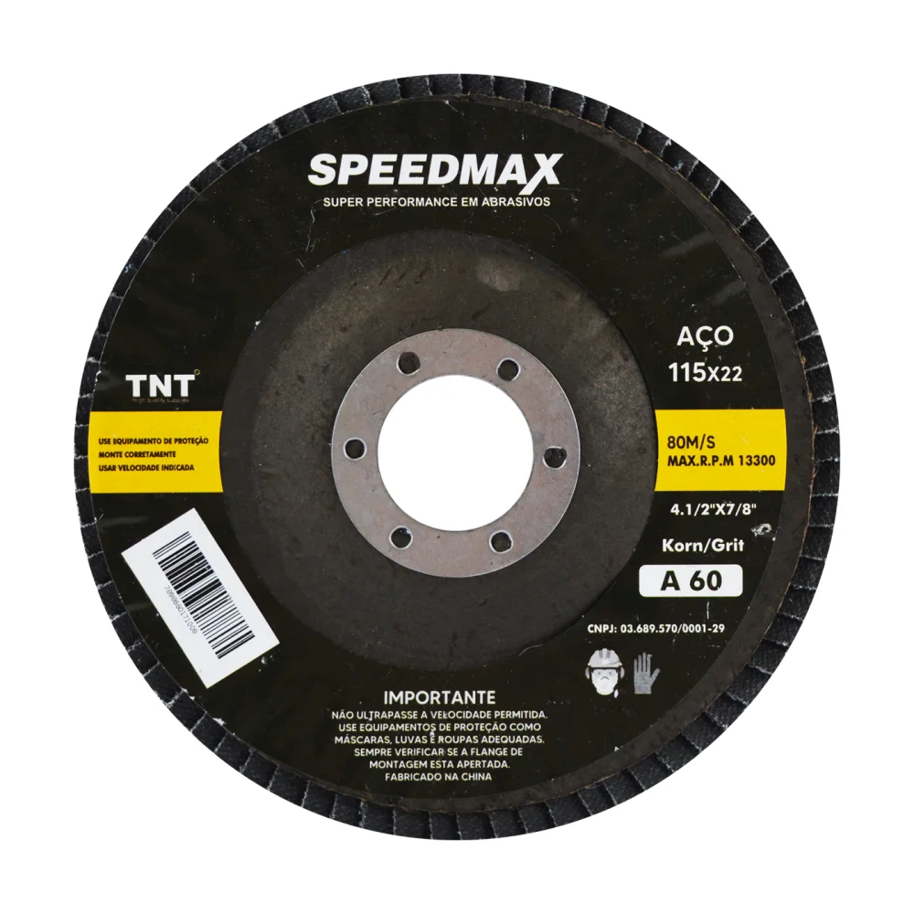 Disco Lixa Flap Speedmax 4.1/2 Gr060