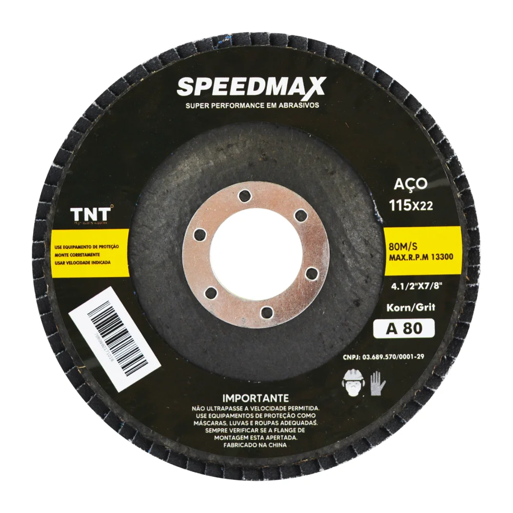Disco Lixa Flap Speedmax 4.1/2 Gr080