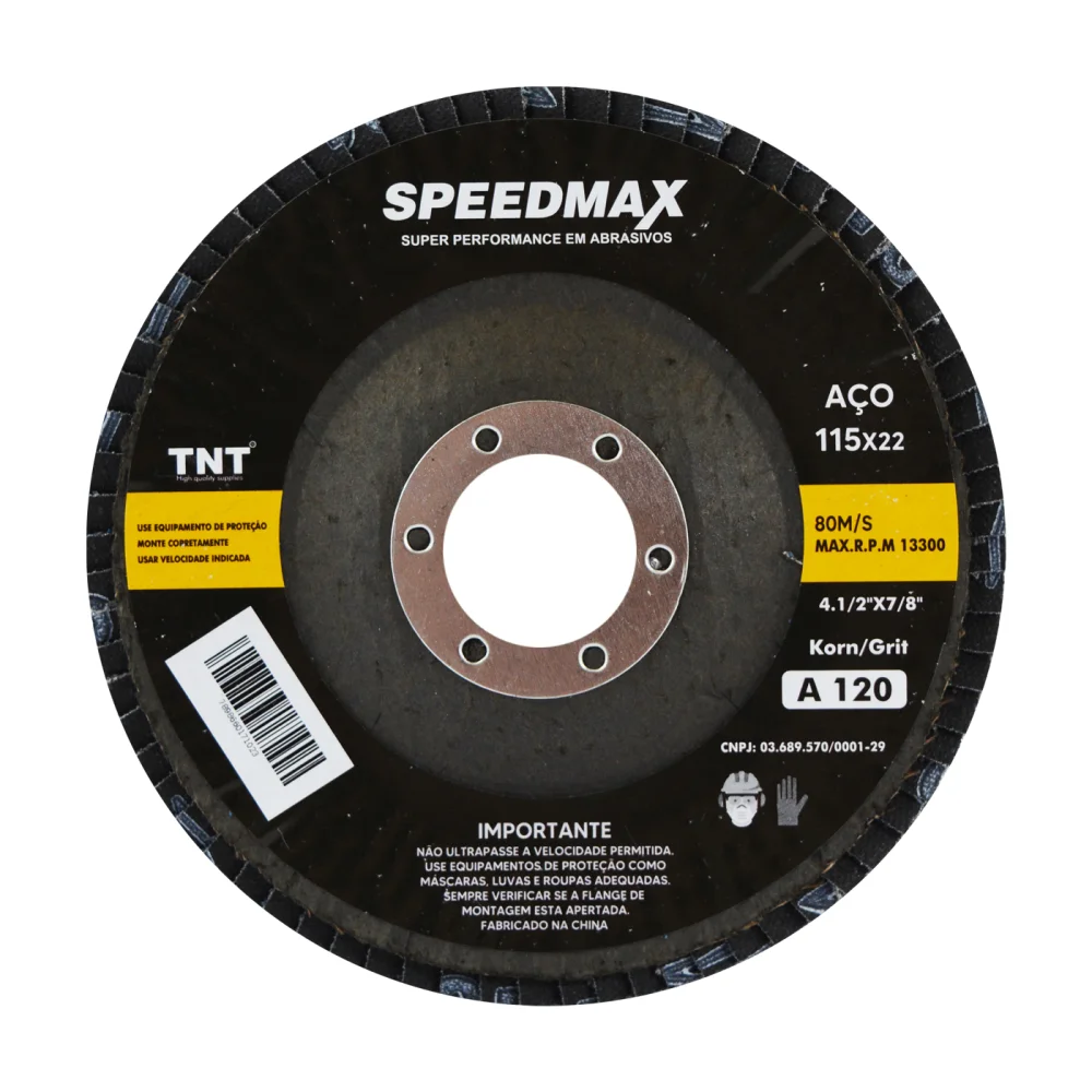 Disco Lixa Flap Speedmax 4.1/2 Gr120