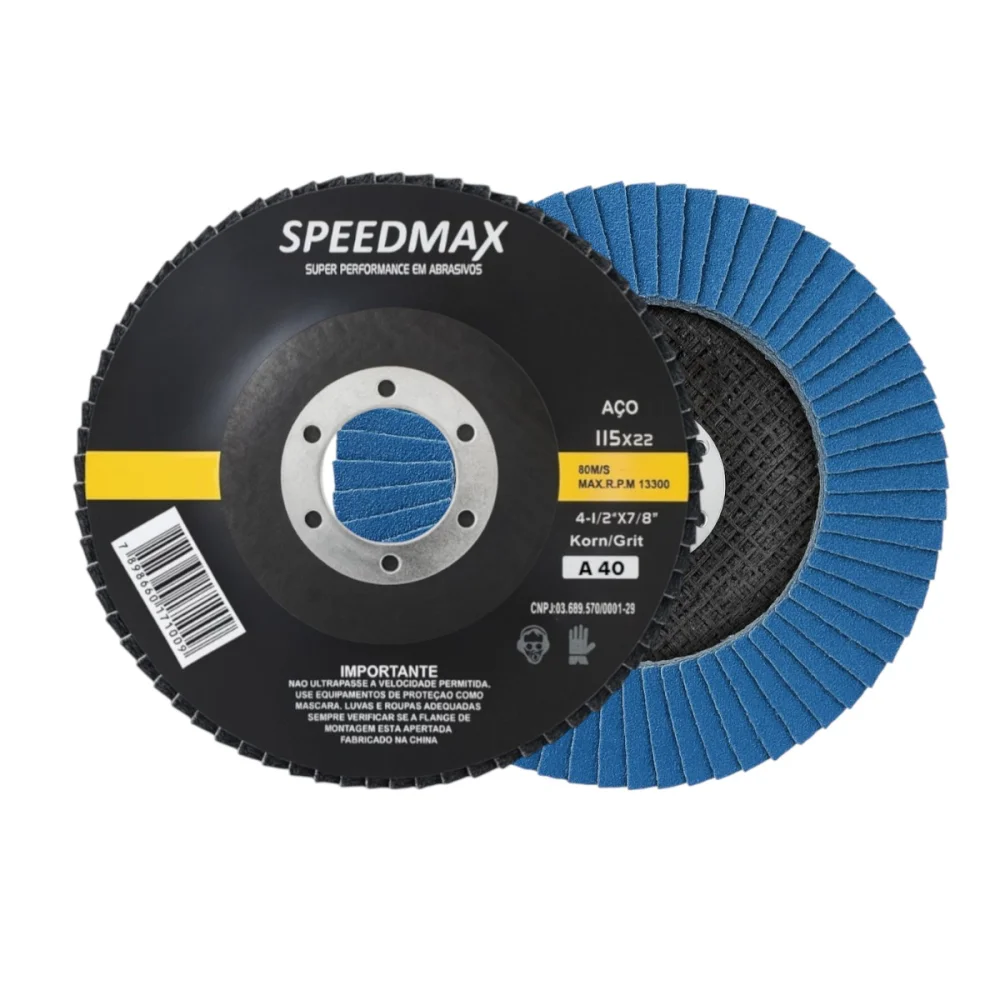 Disco Lixa Flap Speedmax 4.1/2 Grão 40