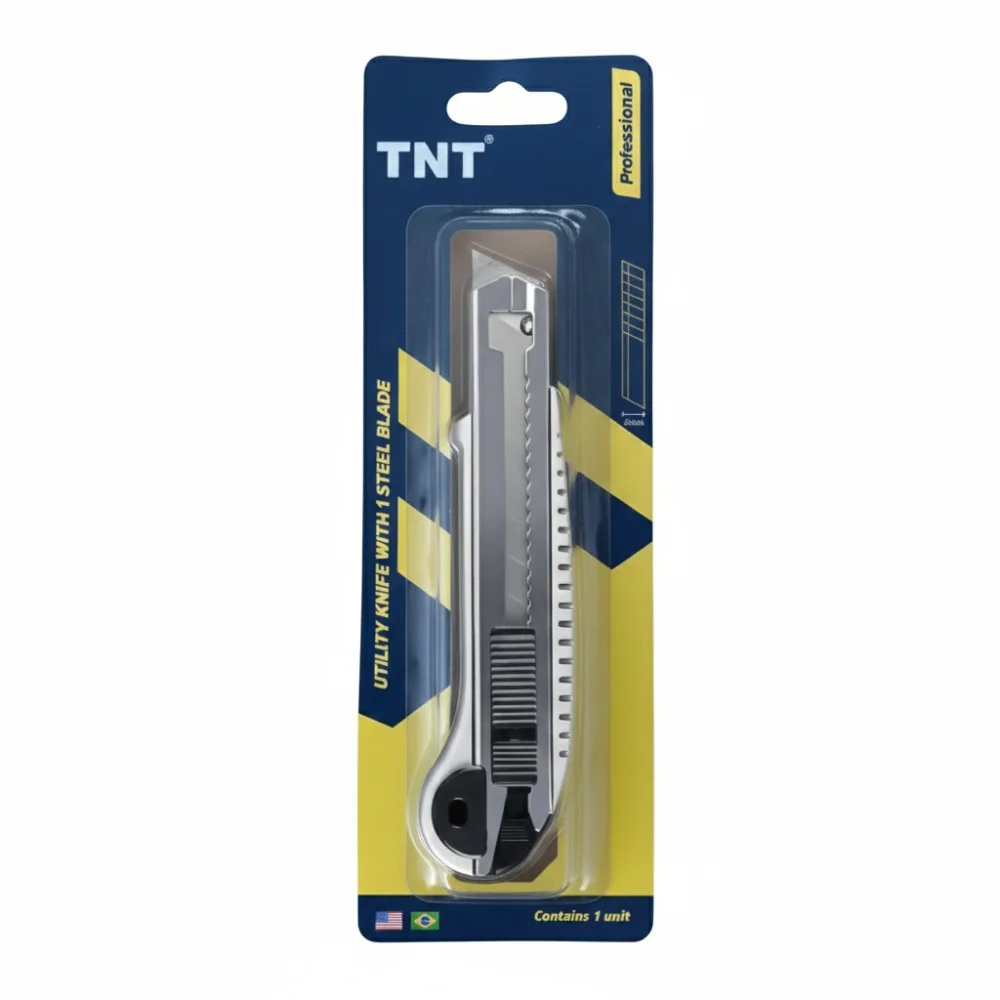 Estilete 18 MM Profissional Tnt Pvc Aluminizado