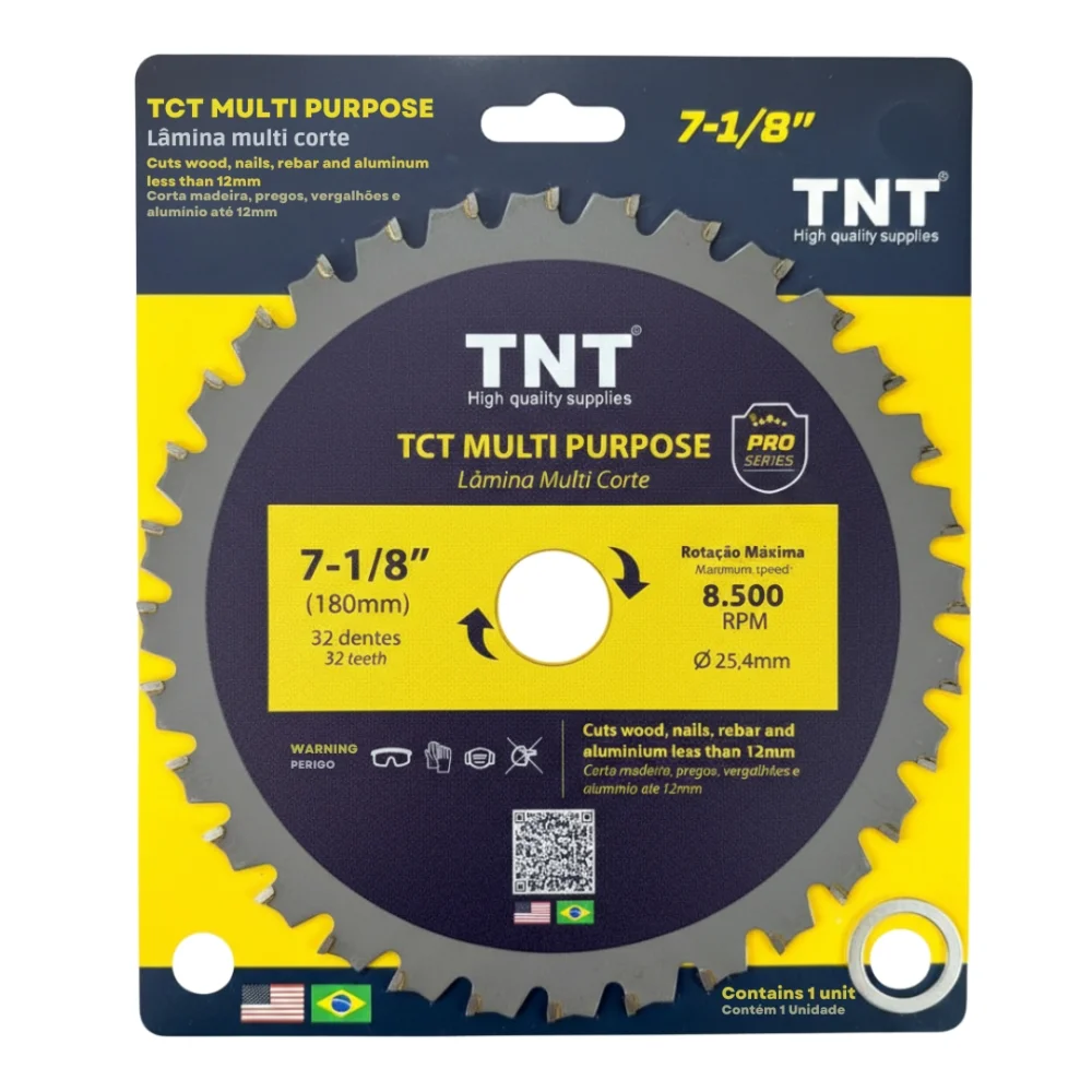 Lâmina Circular Multicorte 180 X 20 X 32 Dentes