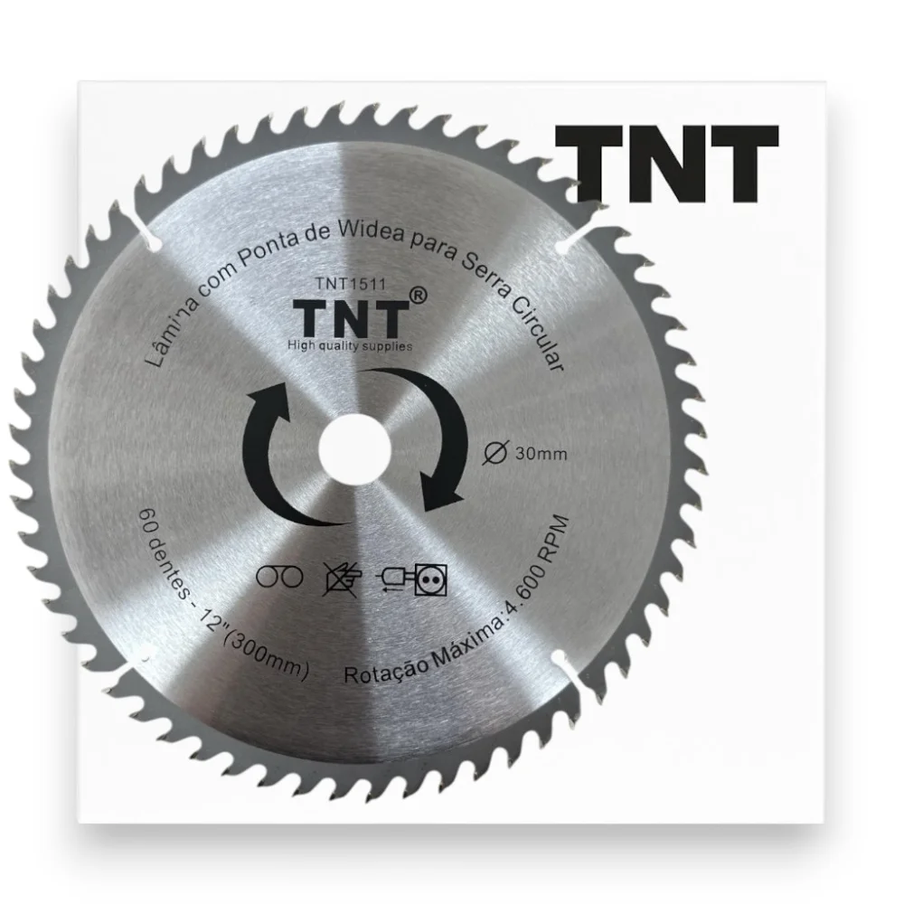 Lâmina Serra Circular Tnt 300X30X60 Dentes (12")