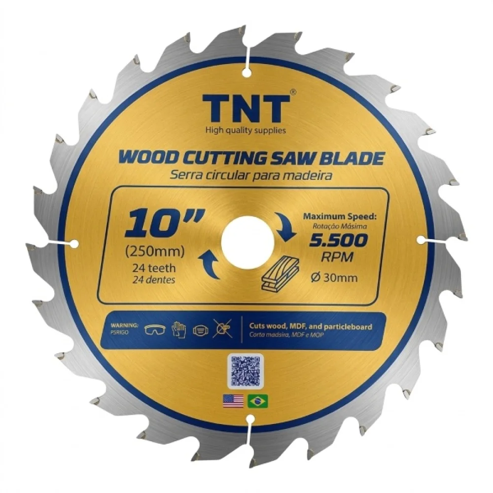 Lamina Serra Circ Yellow Tnt 250 X 30 X 024 D 10