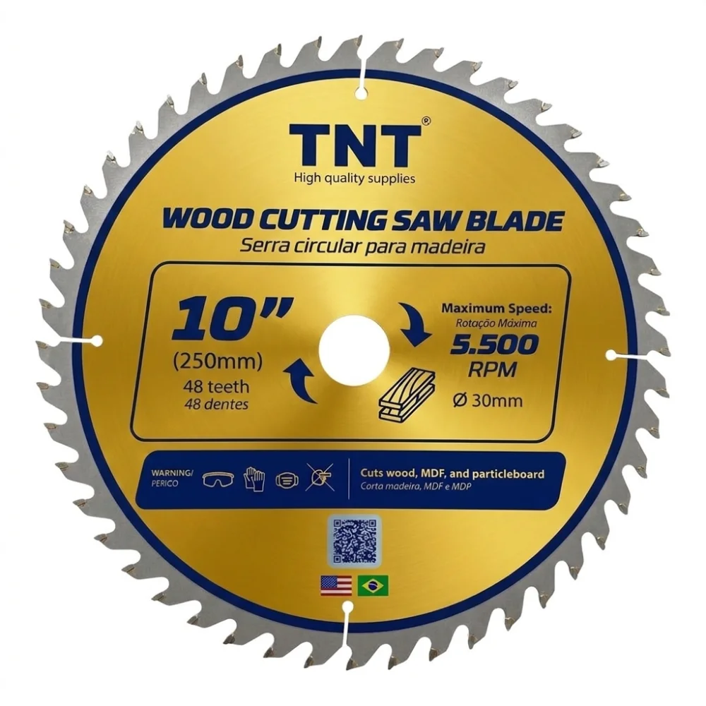 Lamina Serra Circ Yellow Tnt 250 X 30 X 048 D 10