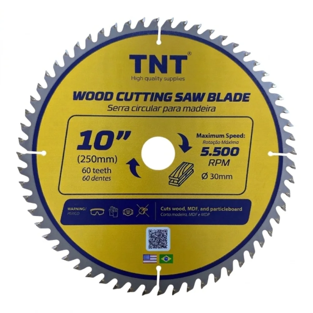 Lamina Serra Circ Yellow Tnt 250 X 30 X 060 D 10